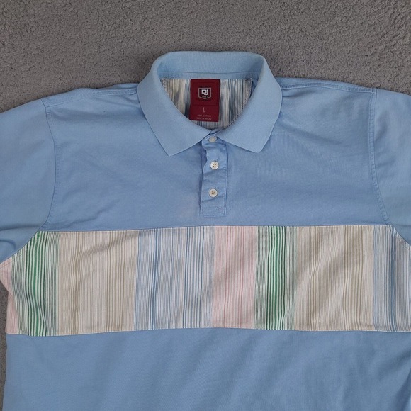 Vintage Def Jam University Polo Shirt Mens Large Blue Rap‎ Hip Hop Short Sleeve - Picture 3 of 16